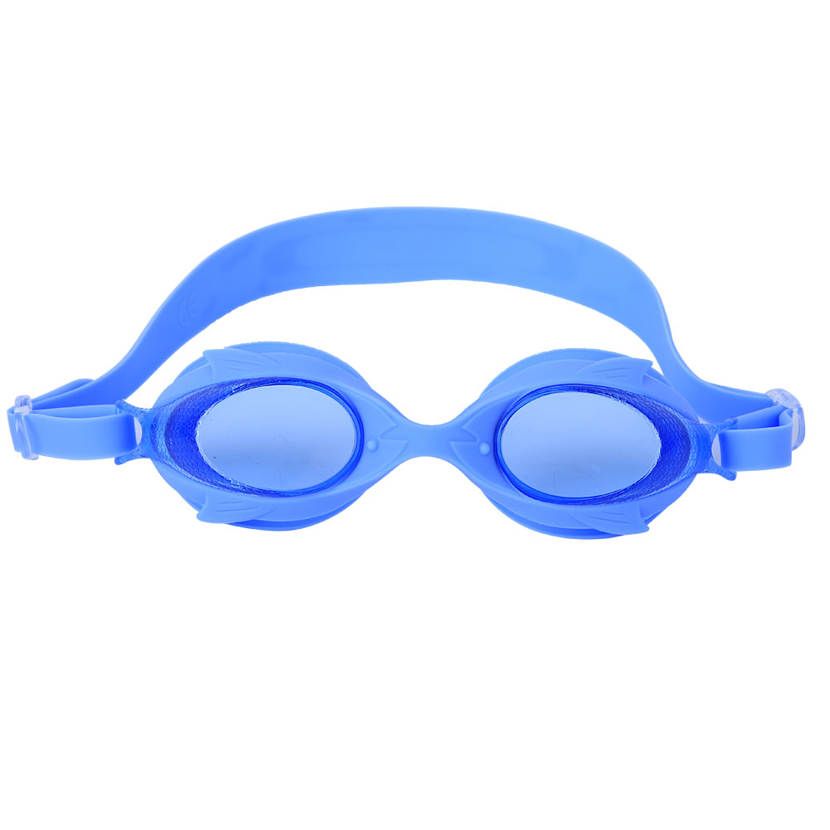 Adjustable Swim Goggles Cartoon Swimming Cute Fish-Shaped Anti Fog Glasses for Children