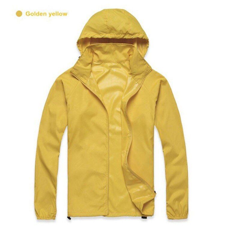 Men Women Quick Dry Hiking Jackets Waterproof Sun-Protective Outdoor Sports Coats Skin Male Female Windbreaker RW188