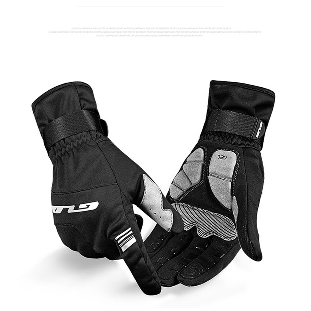 Full Finger Cycling Gloves Touch-Screen Bicycle Gloves Winter Warm Windproof Waterproof Anti-slip MTB Bike Gloves