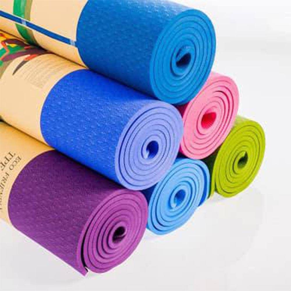 New Eco Friendly Yoga Mat 8mm - Multy Colour
