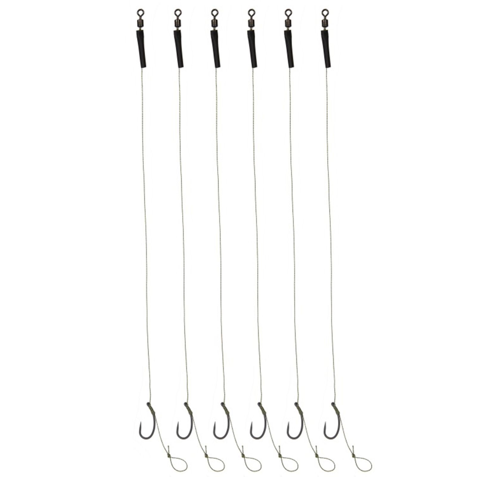 Hair Rigs Braided Thread PTFE Coated Fishing Curved Hair Rigs