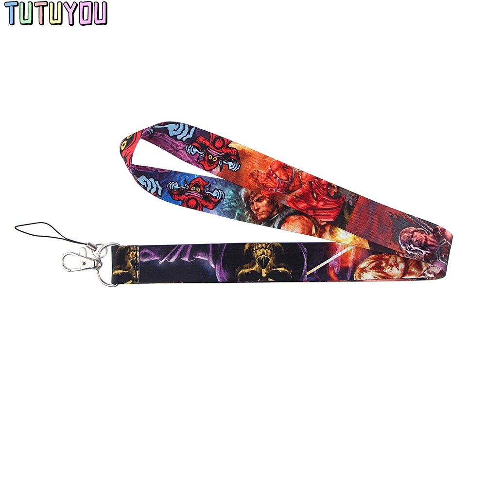 PC2250 Universe Masters Cartoon Key Chain Lanyard Gifts For Child Students Friends Phone USB Badge Holder Necklace