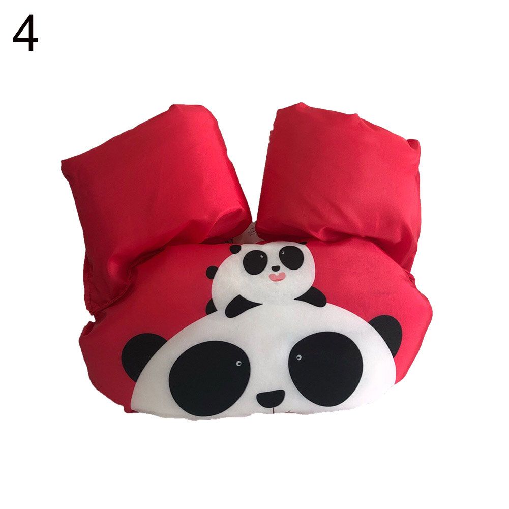 Cartoon Inflatable Baby Kids Safety Aid Swimming Training Float Arm Ring Band