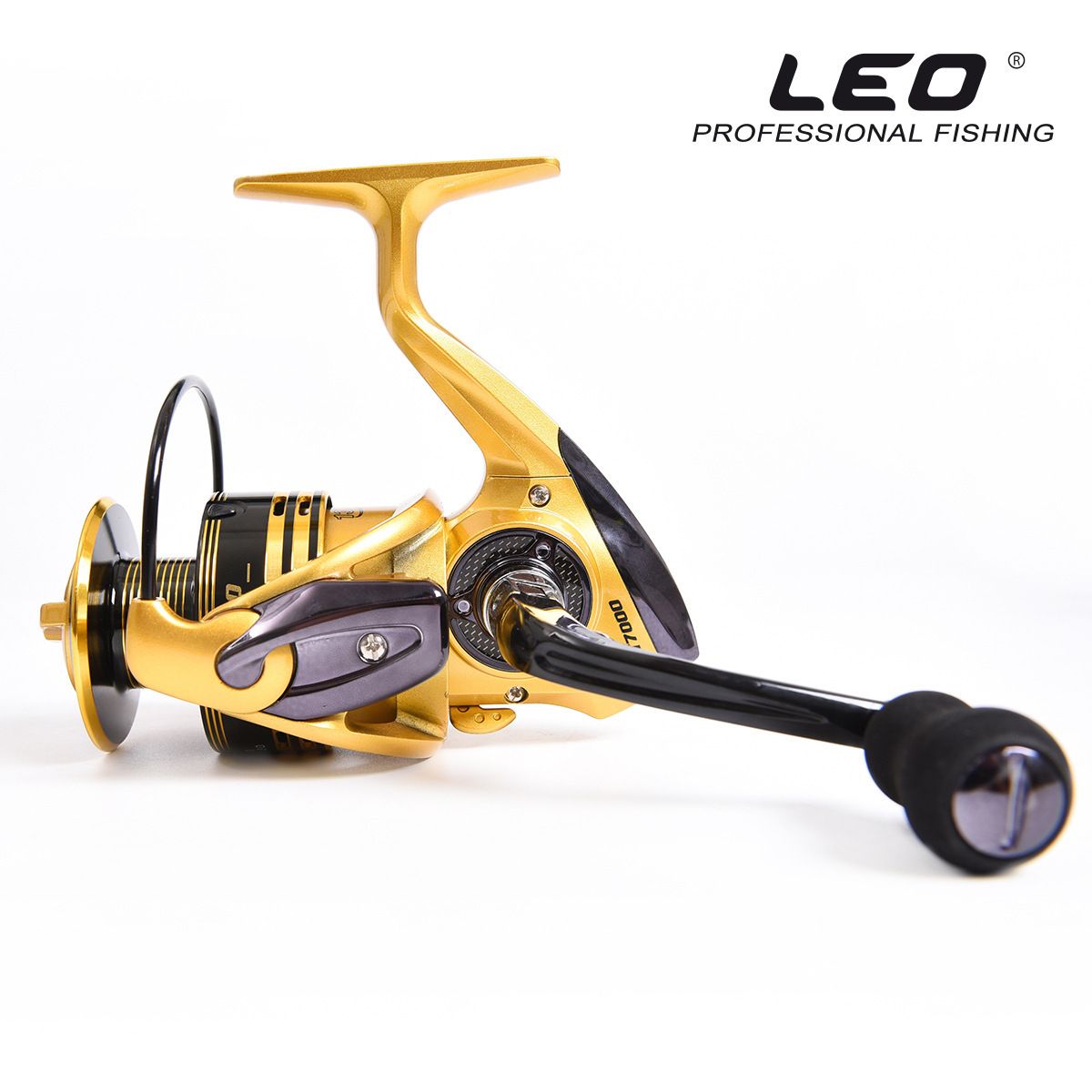 Yfashion Fishing Reel Metal Wire Rocker Arm No Clearance Spinning Wheel Reel Sea Fishing Equipment