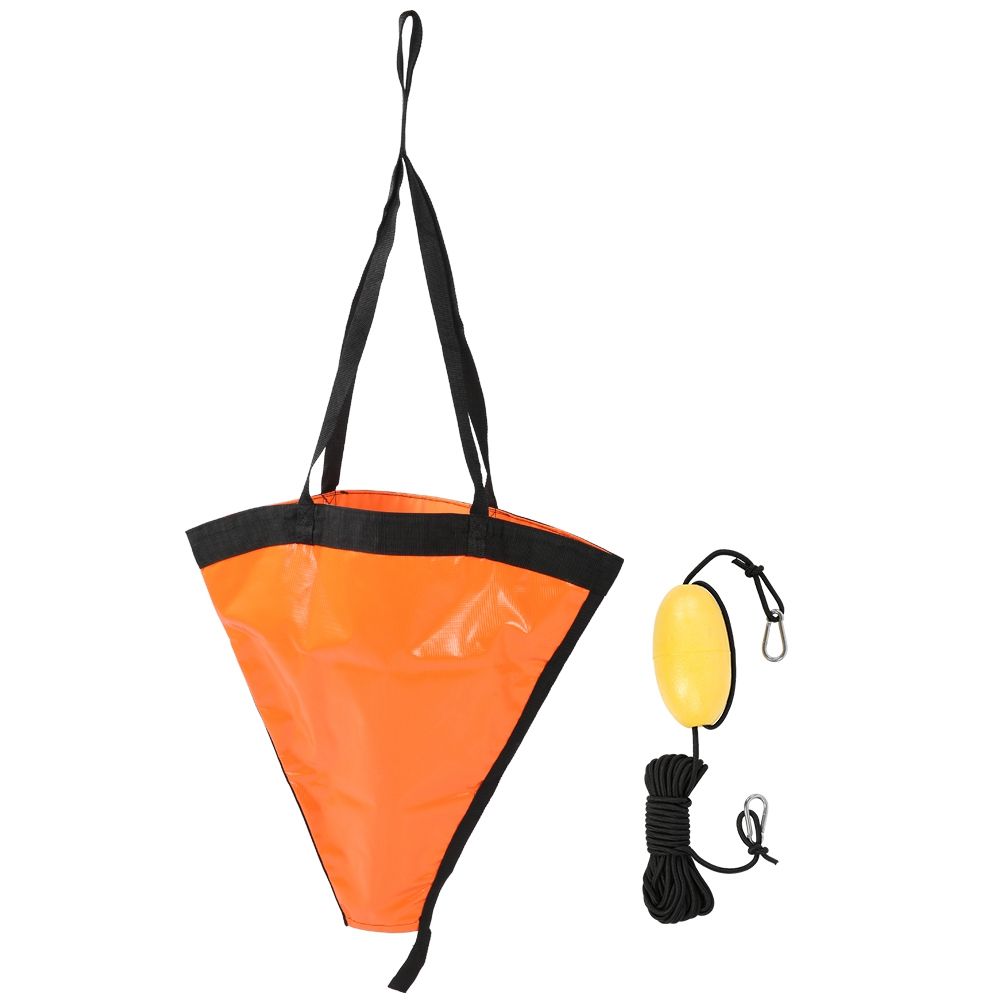 24in Portable Boat Anchor Float Set Accessory for Yacht Rubber Dinghy Kayak Fishing