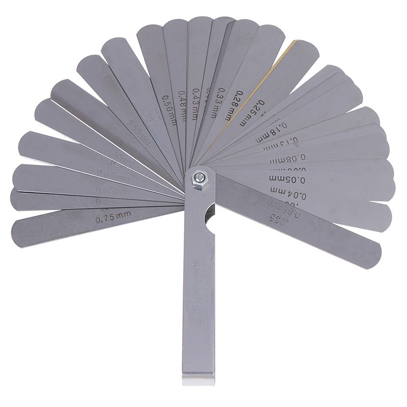 32pcs Range Finder Feeler Gauge Valve Teaching Feeler Reading Measuring Tools