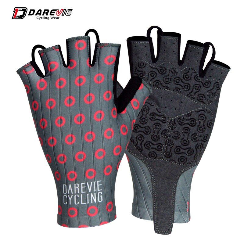 DAREVIE Cycling Gloves Pro Light Soft Breathable Cool Dry Half Finger Cycling Glove Anti Slip Shockproof Bike Gloves MTB Road