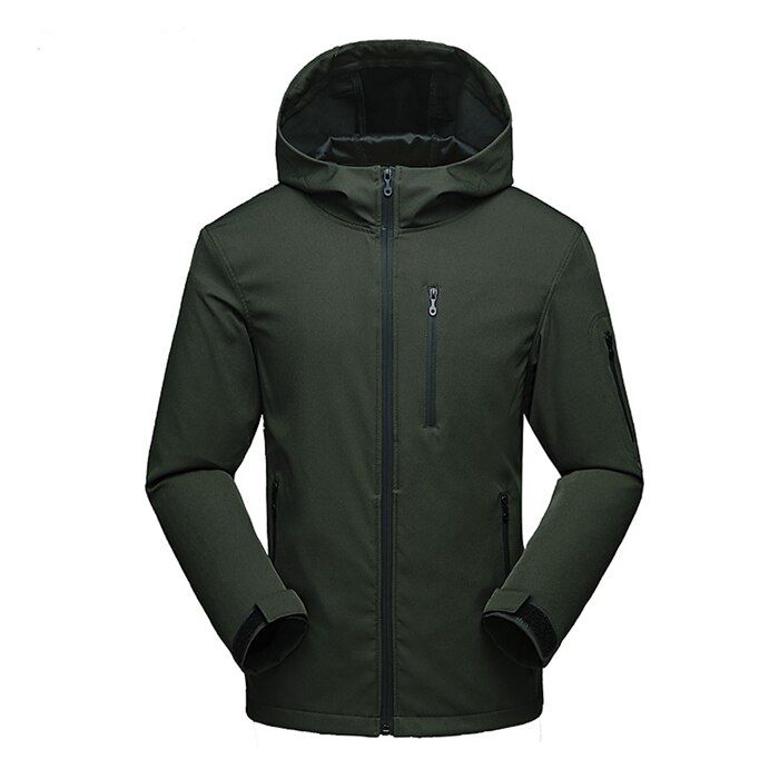 Mountainskin Spring Men's Hiking Softshell Jackets Outdoor Sports Camping Climbing Windproof Male Hooded Coats VA423