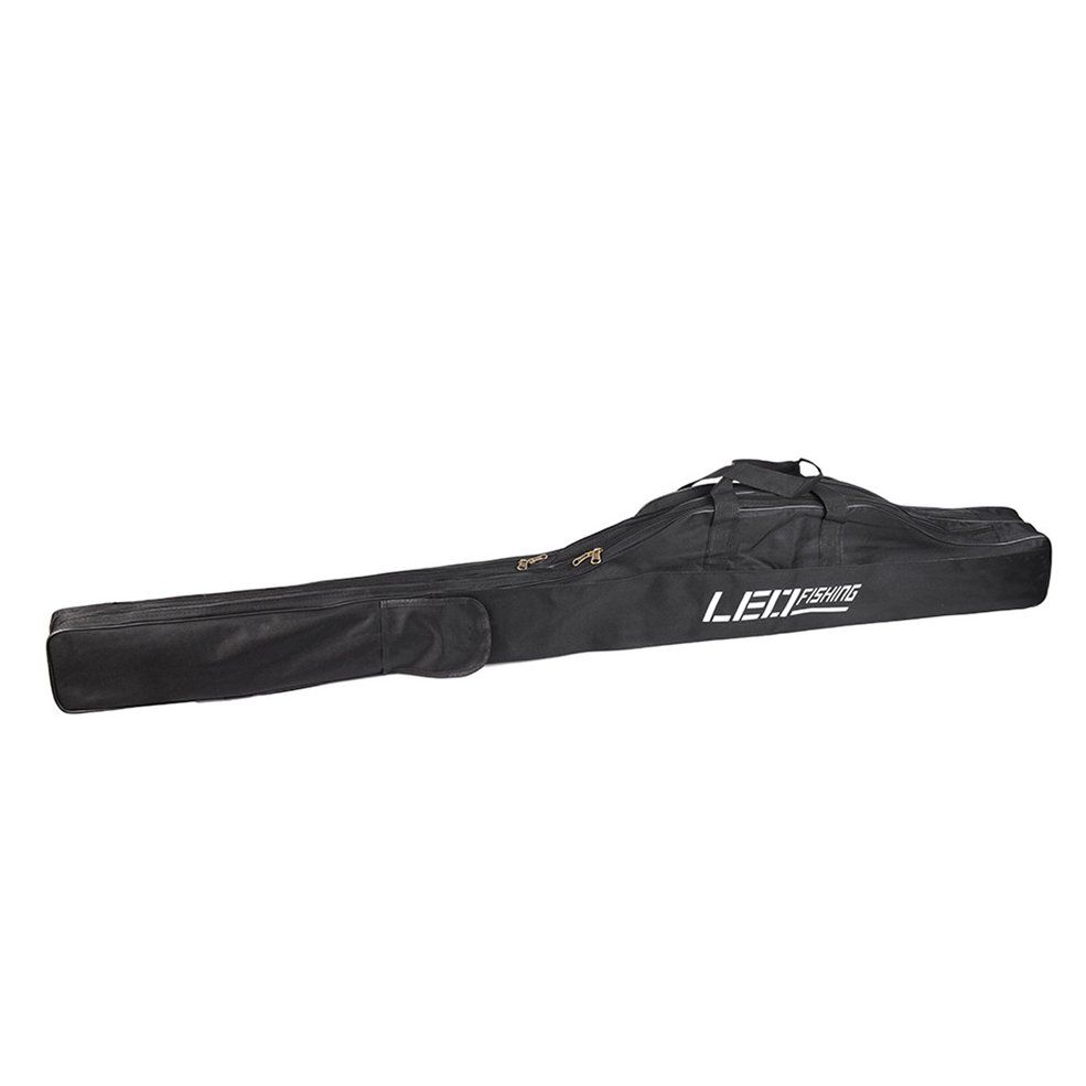 Waterproof Oxford Cloth Fishing Folding Fishing Rod Carrier Storage Bag-black 1.5m