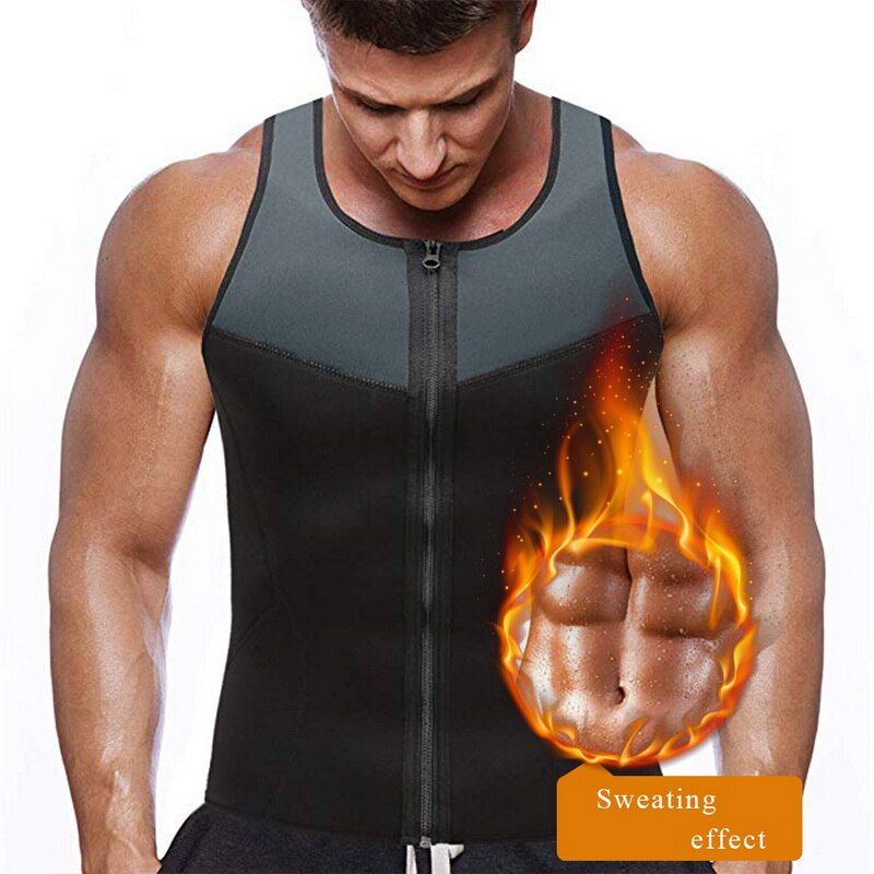 Sfit Shapewear Sauna Yoga Gym Weight Loss Body Shaper Cinta  Masculina Sweat Thermo Burning Man Shorts Plus Size fit 2021