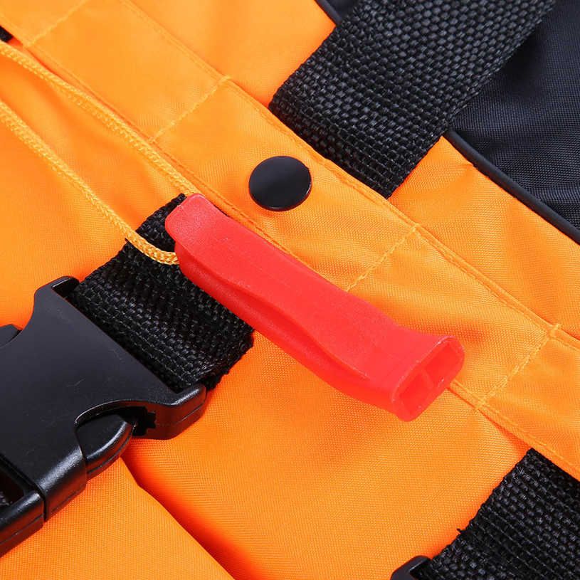 Universal Buoyancy Vest Adult Polyester Life Jacket Swimming Drift Ski (Orange XXL)