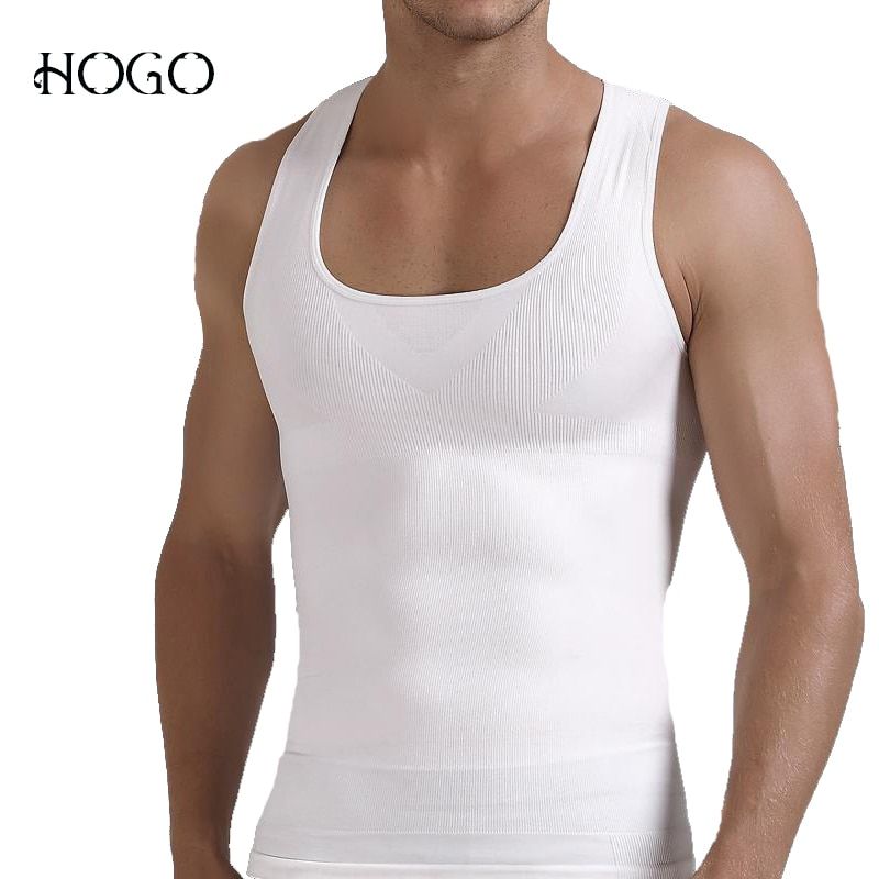 Man Body Shaper Slim Posture Correction Support Back Top Gynecomastia Shirt Corset Tummy Trimmer Underwear tank Vest Undershirt
