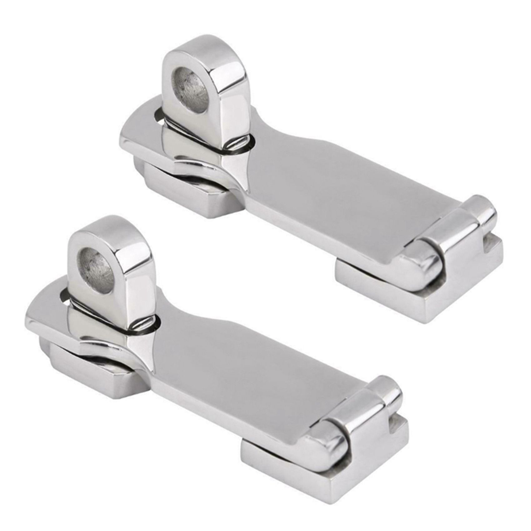 2X Stainless Steel Flush Door Hatch Compartment Folding Bending Hinge Casting for Boat Marine Boat Accessories Marine