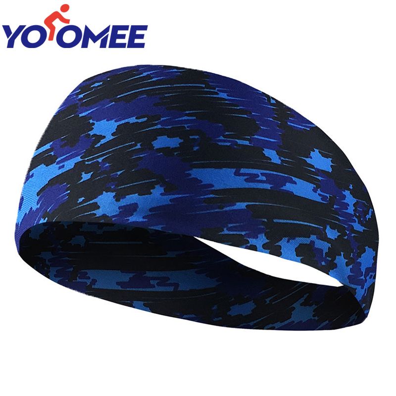 Sport Headband Breathable Elastic Sweatband Fitness Running Gym Yoga Hair Band Women Hairband Sweat Head bands