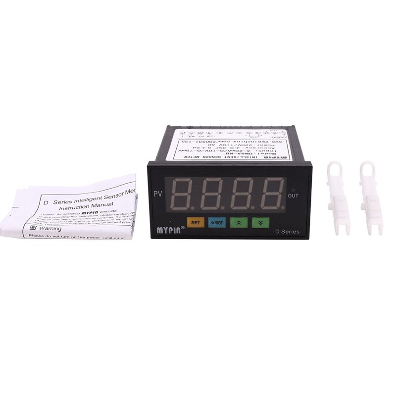 Mypin 2X Digital Sensor Meter Multi-Functional Intelligent LED Display 0-75Mv/4-20Ma/0-10V Input
