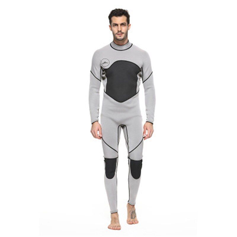 Men's Full Body Wetsuit 3mm Men Neoprene Long Sleeves Dive Suit - Perfect For Swimming/Scuba Diving Snorkeling Surfing Winter