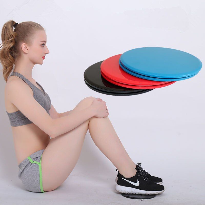 1 Pair Glide Discs Fitness Abdominal Workout Exercise Rapid Training Slider Gliding Discs for Men Women