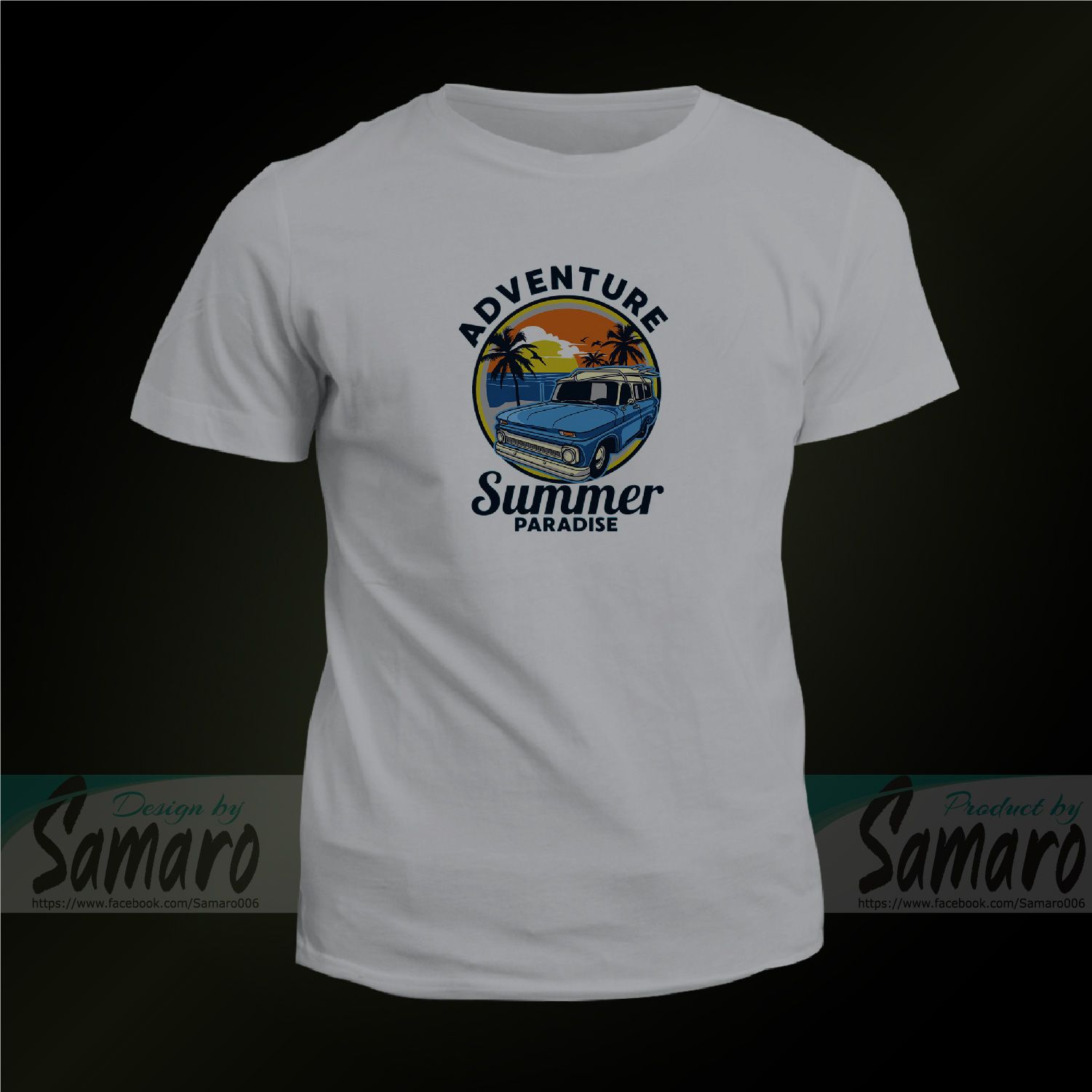 Adventure Summer Paradise Short Sleeve Jersey