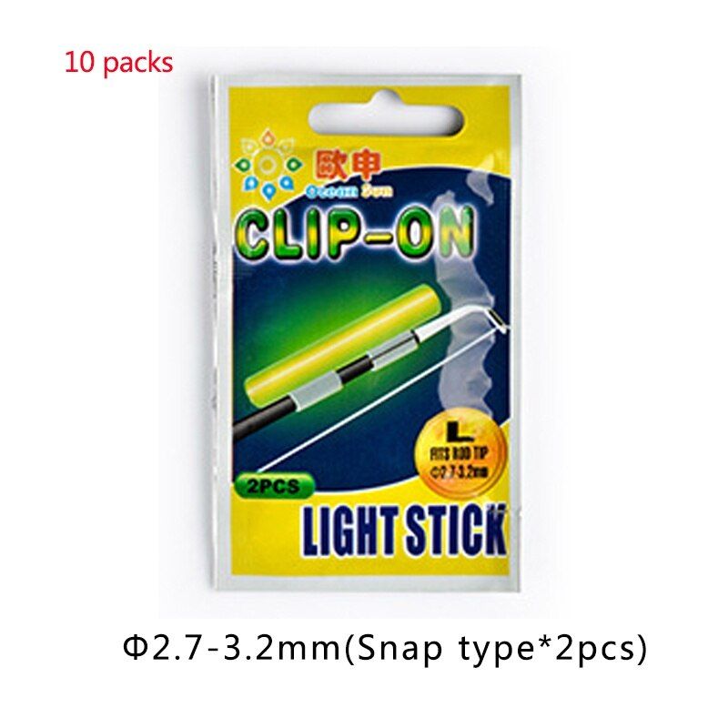 20pcs/lot Lightstick Fishing Light Stick Fluorescent Glowing Night Light Dark Glow Stick Fishing Float Luminous Floater Access