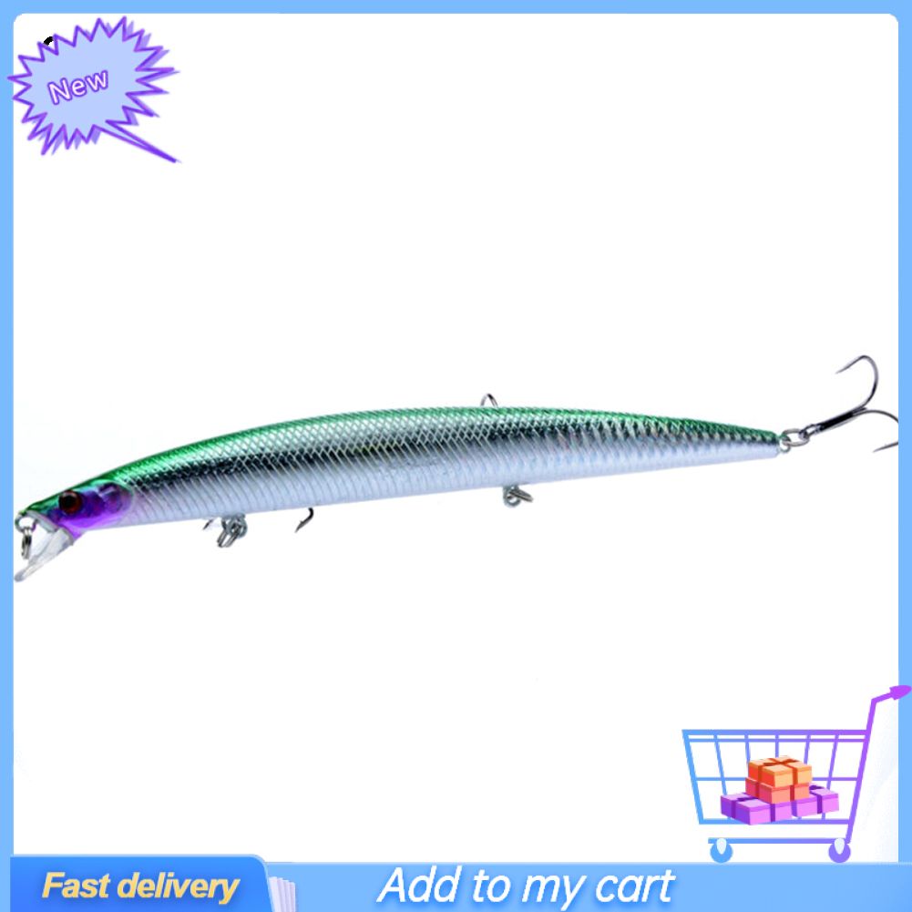 18cm 26g Artificial Fishing Lifelike Lure Minnow Crankbait Wobbler Swim Bait