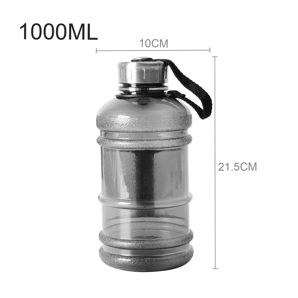 1L/1.5L/2.2L Large Capacity Water Bottle Protein Shaker Sports Drinking Kettle Cycling Gym Fitness Training Camping Drinkware