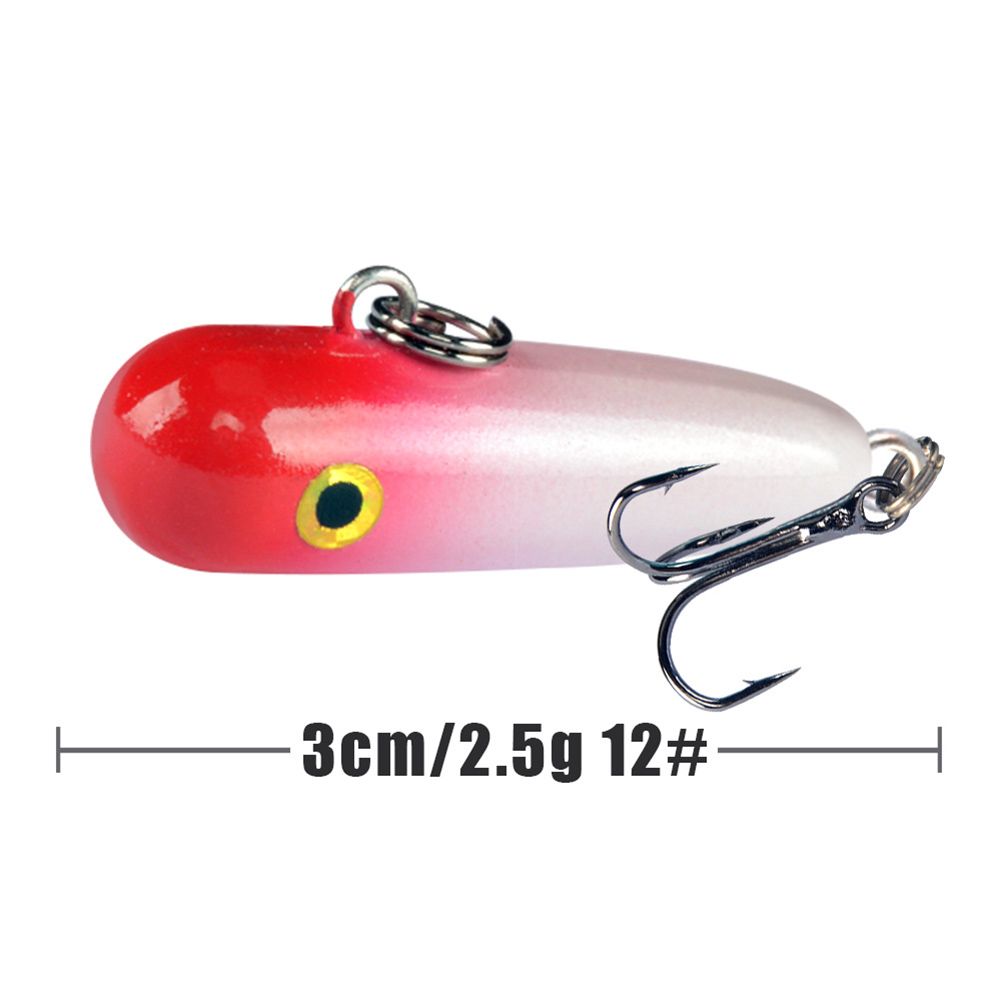 Artificial Fishing Bait 2.5g 3cm Fake Bait Fishing Lure Mini Trout Bait Fishing Gear Accessories
