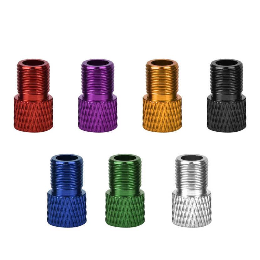 7Pcs Bicycle Inflator Presta to Schrader Valve Adapter for MTB Road Bike Connect