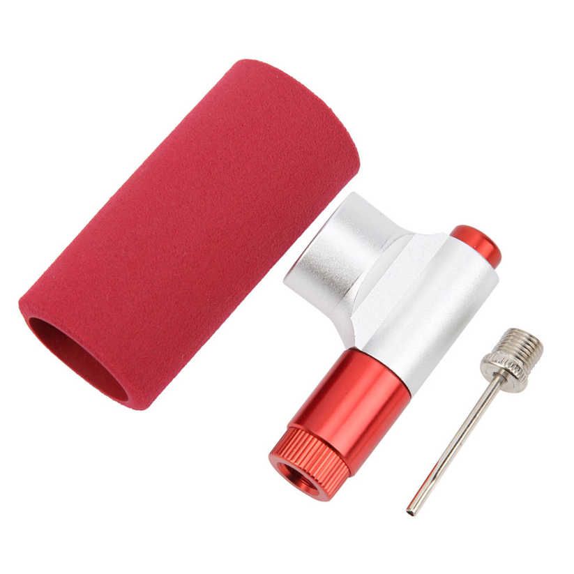 Portable CO2 Bike Tire Inflator Head Universal Aluminium Alloy Mini Accessories