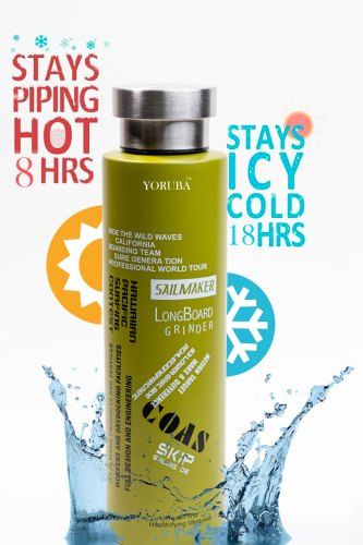 Steel Sailmaker Thermos Bottle Vaccum Flask|500 ML Capacity|for Travelling Purpose
