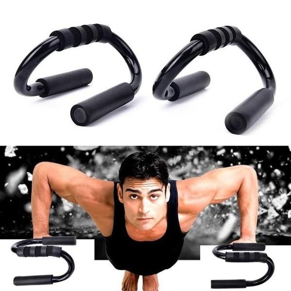 S Shape Fitness Push Up Bar Aluminium Alloy Push-Ups Stands