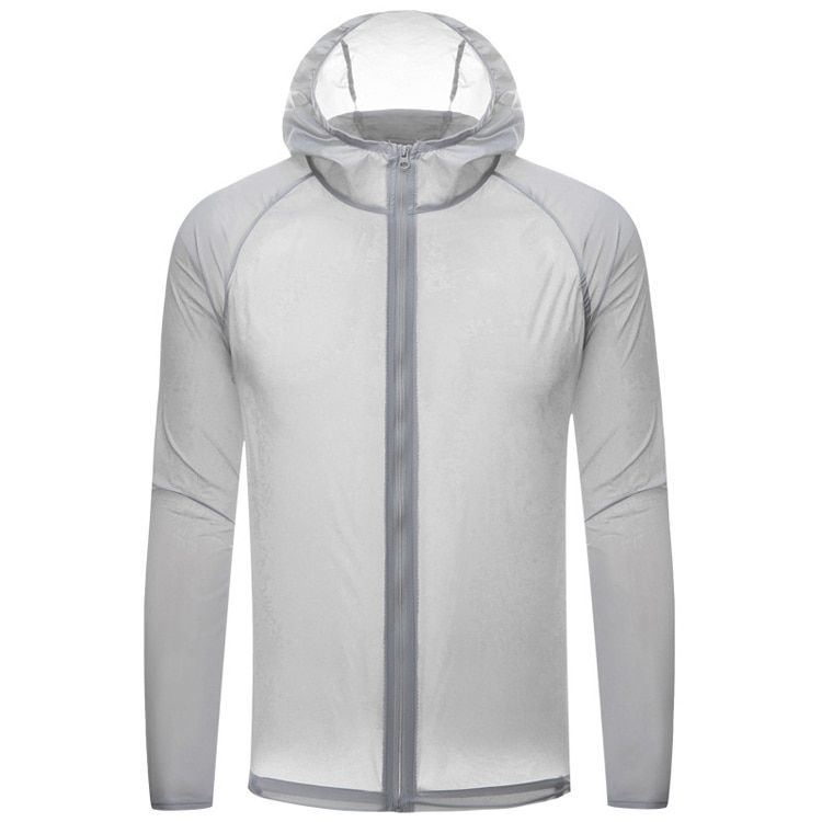 TRVLWEGO Uni Sunscreen Clothes Men Women's Thin Sports Rainproof Quick dry Jacket Man Woman Reflective zipper at night