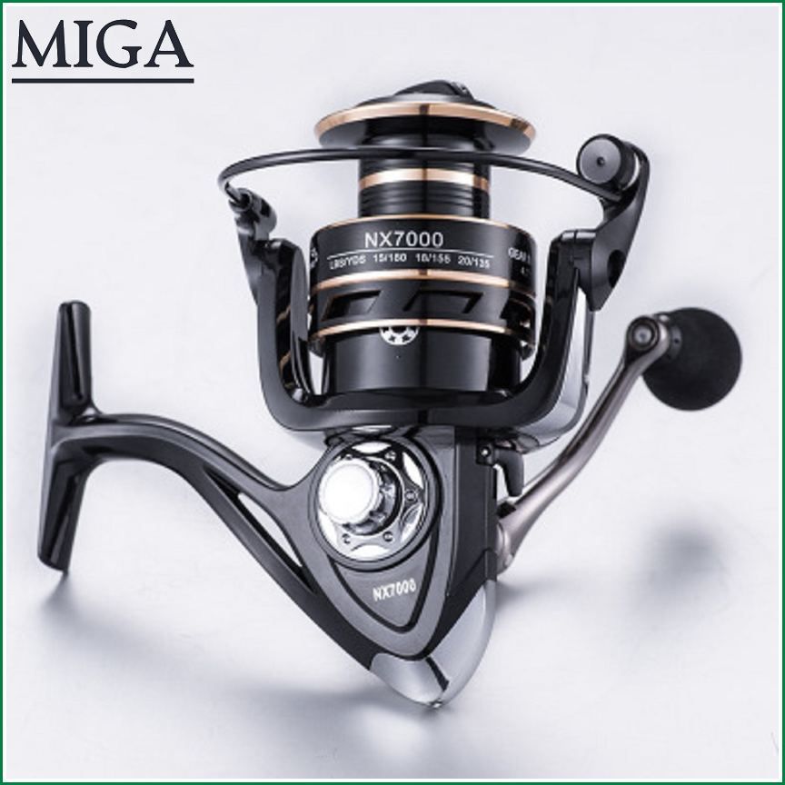 New Spinning Fishing Reels Nx 2000-7000 No Gap 13+1BB Lure Reel for Carp Fishing Accessories Sea Rod Metal Coils