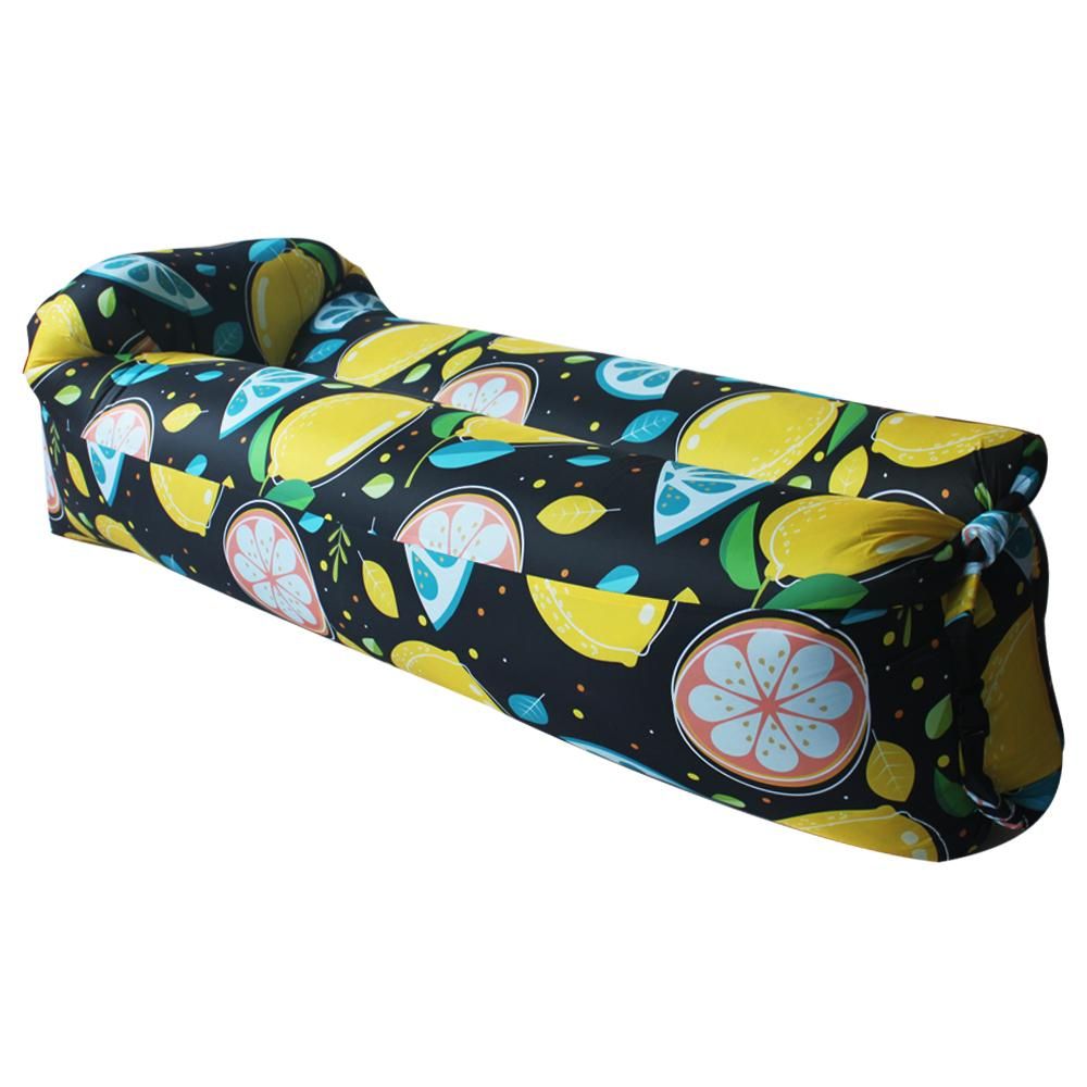 Inflatable Lounger Portable Air Beds Sleeping Sofa Couch For Beach Picnic Park Backyard Home Camping Hiking