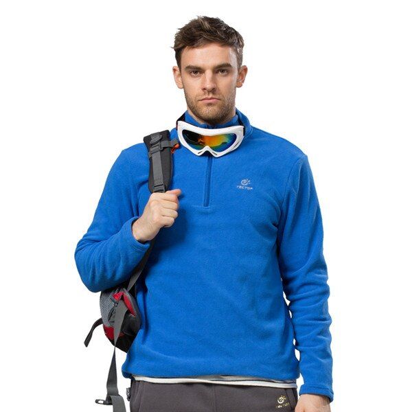Outdoor Hiking Sports Fleece Jacket Men Women Spring Autumn Warm Pullover Tops Fleece Coat Winter Windproof Thermal Jacket Liner