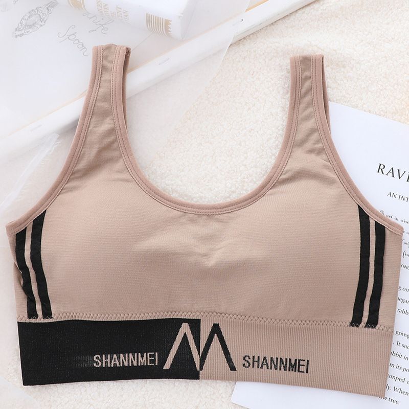 Women Bra Wrapped Chest Small Chest Gathered bra Beautiful Back Yoga Bra Elastic Vest