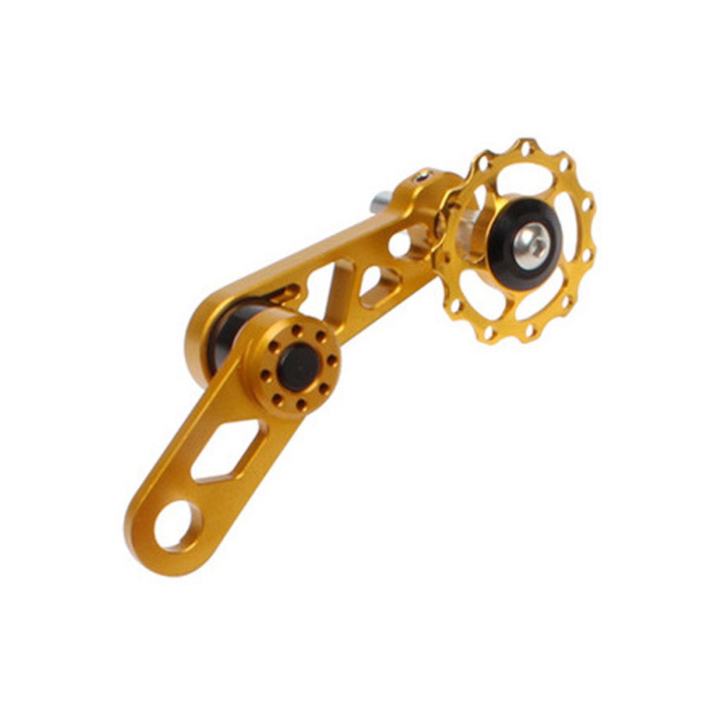 Folding Bicycle Guide Wheel Cycling CNC Single Speed Rear Derailleur Chains Tensioner with Sprocket MTB Bike