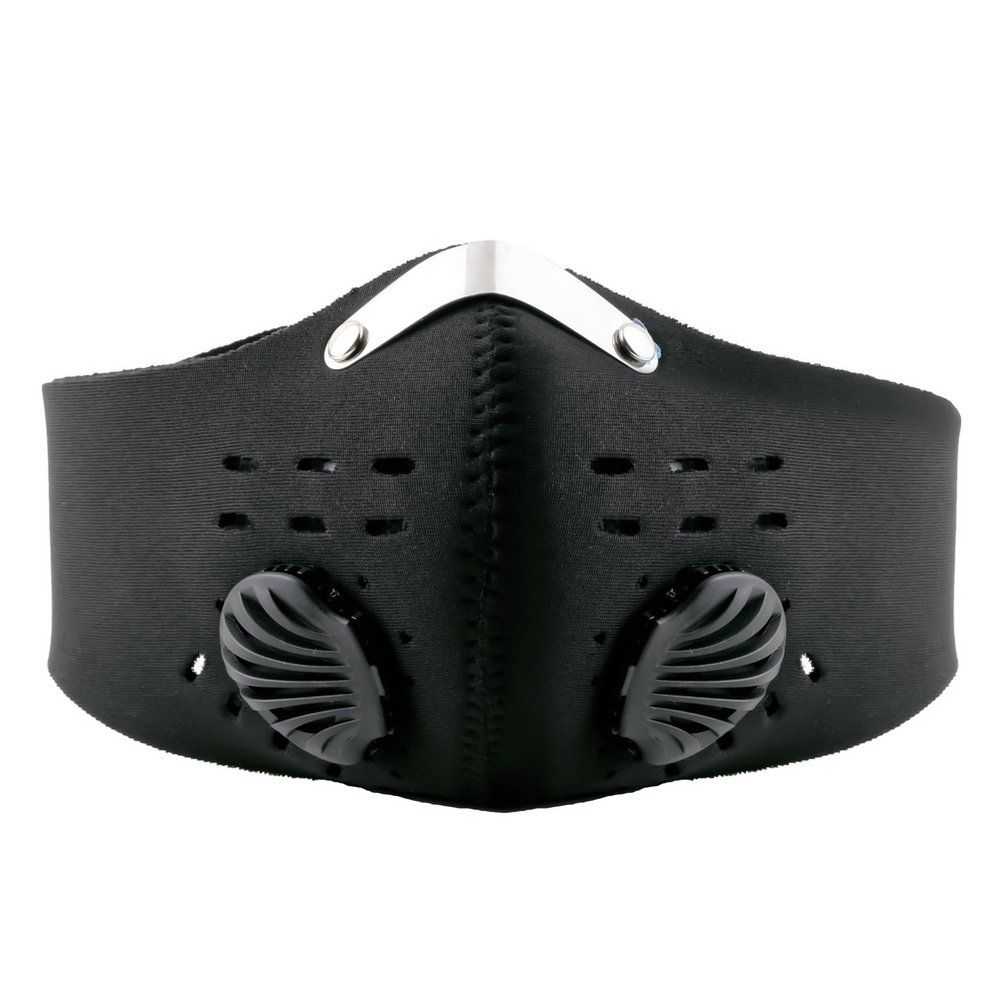 Anti Dust Motorcycle Bicycle Cycling Racing Bike Ski Half Face  Filter-Black