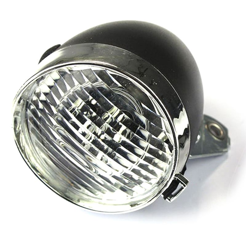 Retro Bicycle Bike Accessory Front Light Bracket Vintage 3LED Headlight