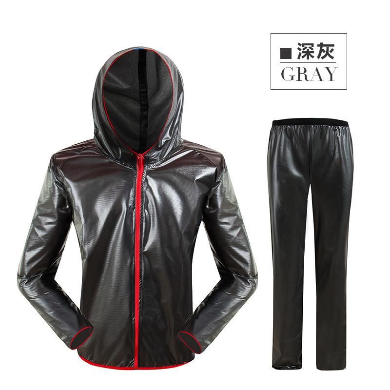 Upgraded Waterproof Raincoat Suit Outdoor Srts Fishing Hiking Raincoat Uni Riding Motorcycle Rainwear Suit  Rain