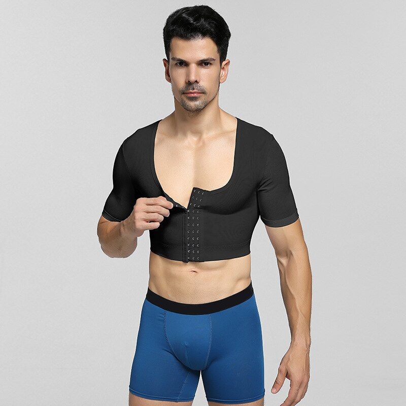 Men Chest Shaper Vest Gynecotia Chest lift Male Vest Top y Bra Men sture Corrector Back Suprt Compression Shirt Corset
