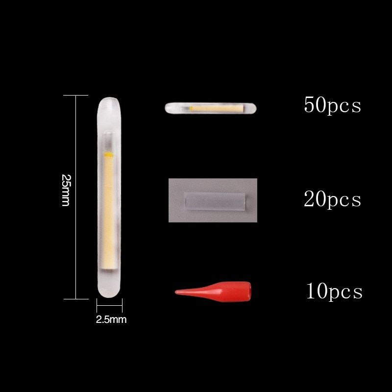 1pcs LED Electronic Luminous Fishing Float 20g-40g Saltwater Sea Rock Plastic Light Fishing Floats Night Fish Buoys Tackle