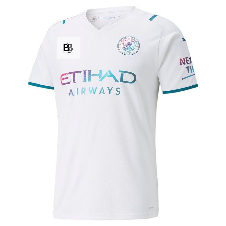 Manchester City Away Fan Kit 21-22 Season Thai Premium Premier League Jersey Football Sports Short Sleeved T-Shirt - Jersey Football - Jersey
