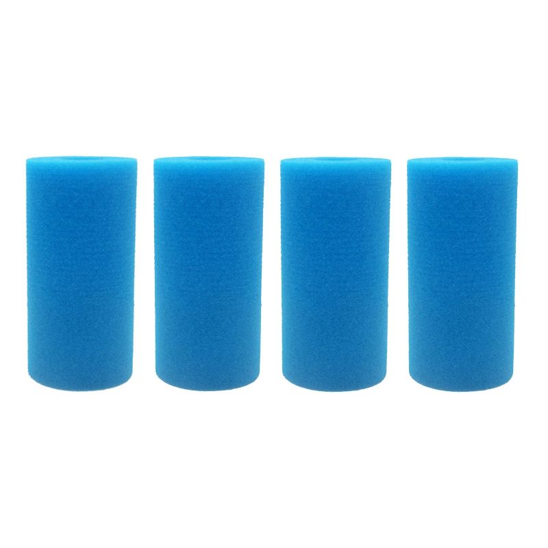4 Pcs Filter Sponge,Pool Filter Cartridge,Type A Reusable Washable Filter Sponge,Sponge Filter Cartridge for Intex A