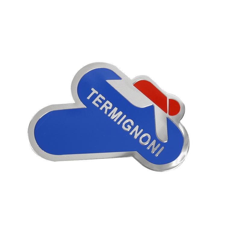 3D Aluminum Heat-resistant Motorcycle Exhaust Pipe Decal Sticker For TERMIGNONI 1PCS/2PCS/5PCS/10PCS Whole Sale