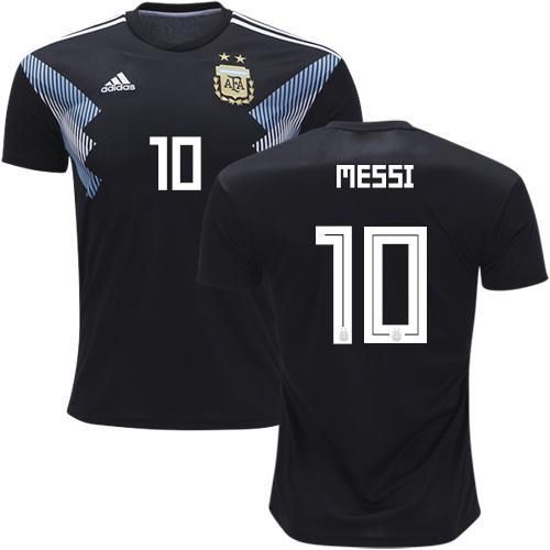 Messi 10 Argentina Away Short Sleeve Jersey World Cup 18(Thailand)
