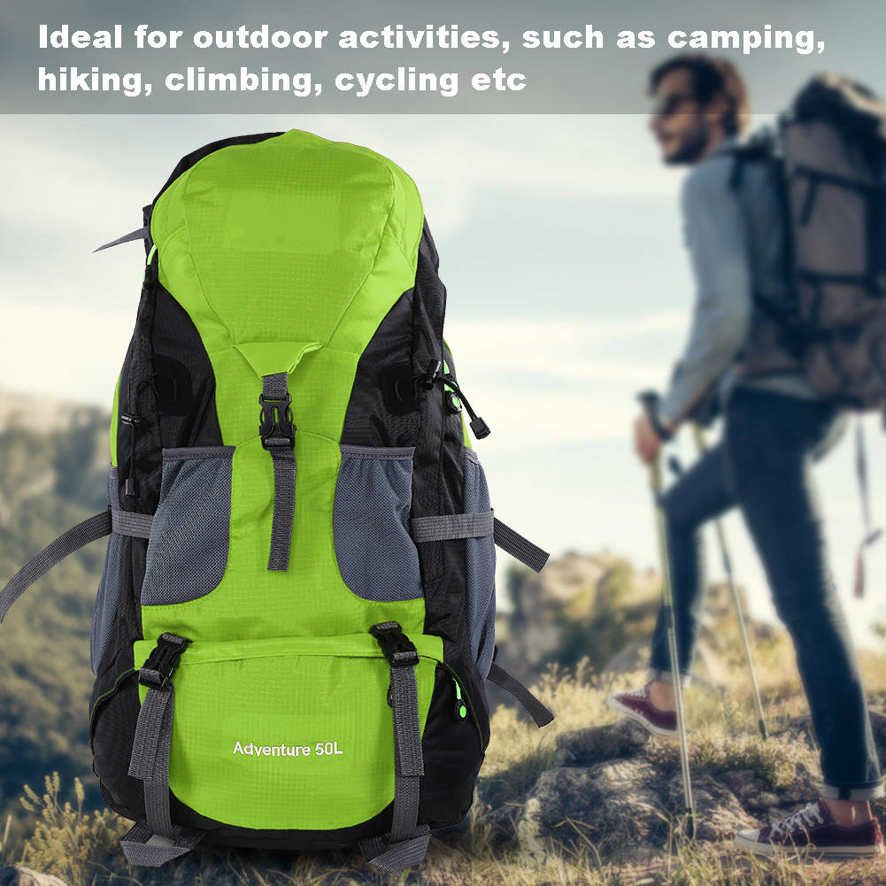 50L Outdoor Hiking Bag 5 Colors Waterproof Tourist T l Mountain B kp k Tre ing Camping Climbing Sport Bags