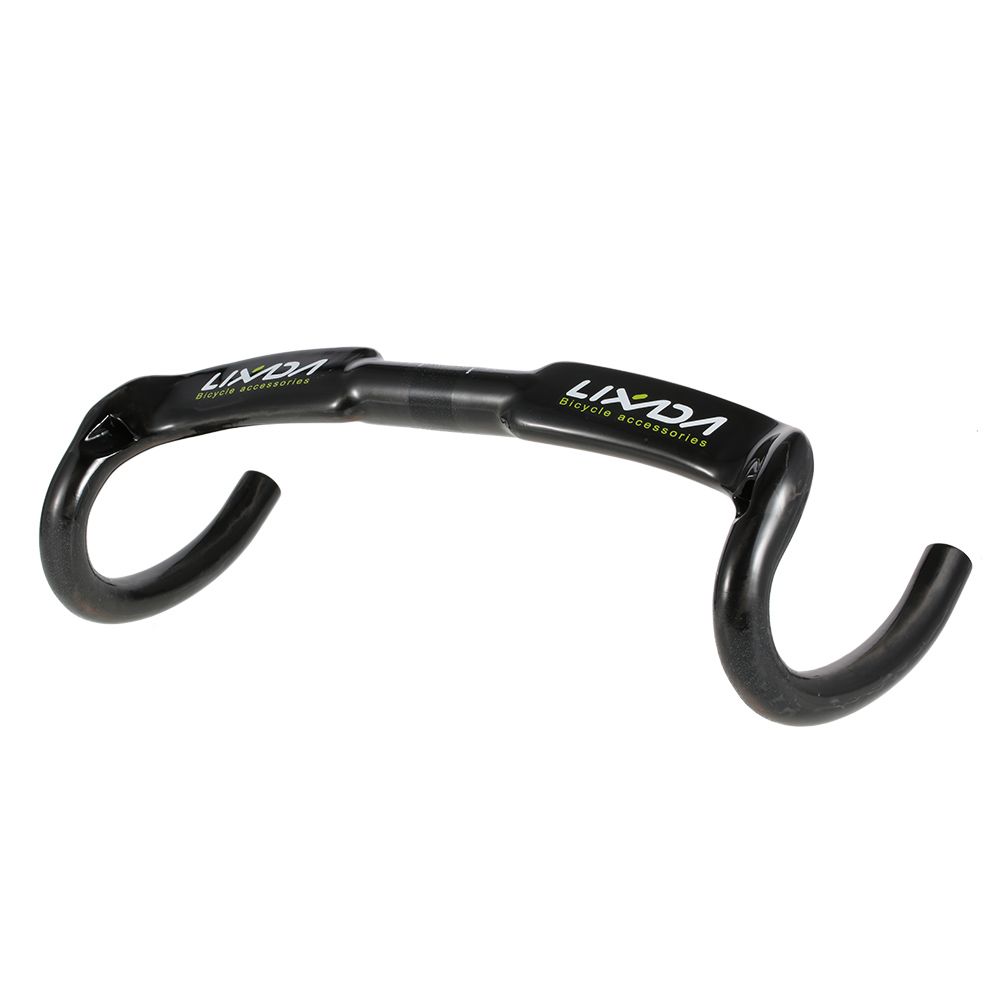 400/420/440mm Ultralight Glossy Carbon Fiber Road Bike Bicycle Handlebar Drop Bar 31.8mm Bent Handlebar