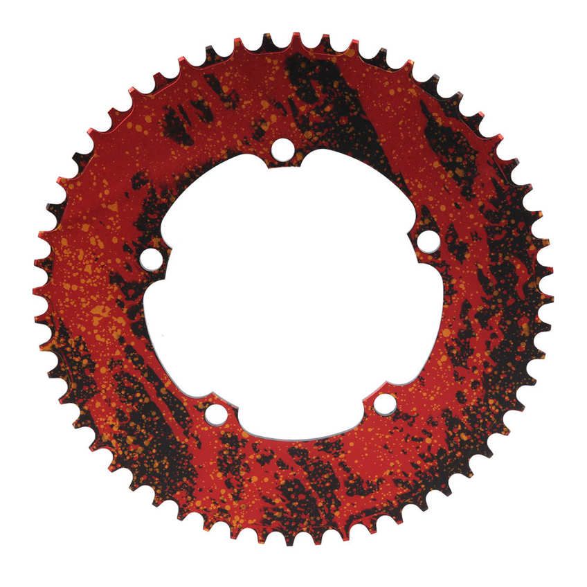 Folding Bike Chainring Aluminium Alloy Crankset 56T 130mm BCD Single Disc Plate Accessories