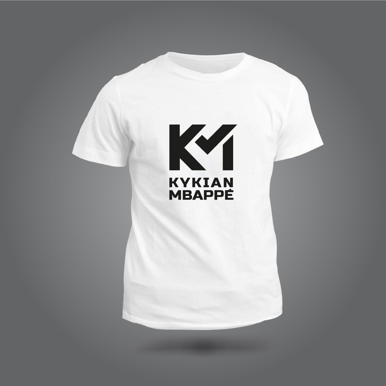 Mbappe Nane Logo Design Sleeve Printed T-shirt