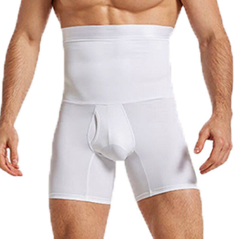 CXZD Men's Slimming Body Shaper Fitness High Waist Stretch Abdomen Tummy Control Shaping Under Corset Shapewear Cinechers